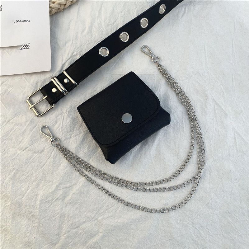 Punk Riem Vrouwelijke Coole Ketting Riem Tas Decoratie