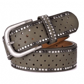 Strass Klinknagel Pin Bucklea Fshion Casual Met Jeans Riem