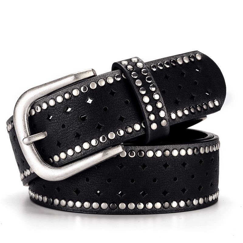 Strass Klinknagel Pin Bucklea Fshion Casual Met Jeans Riem