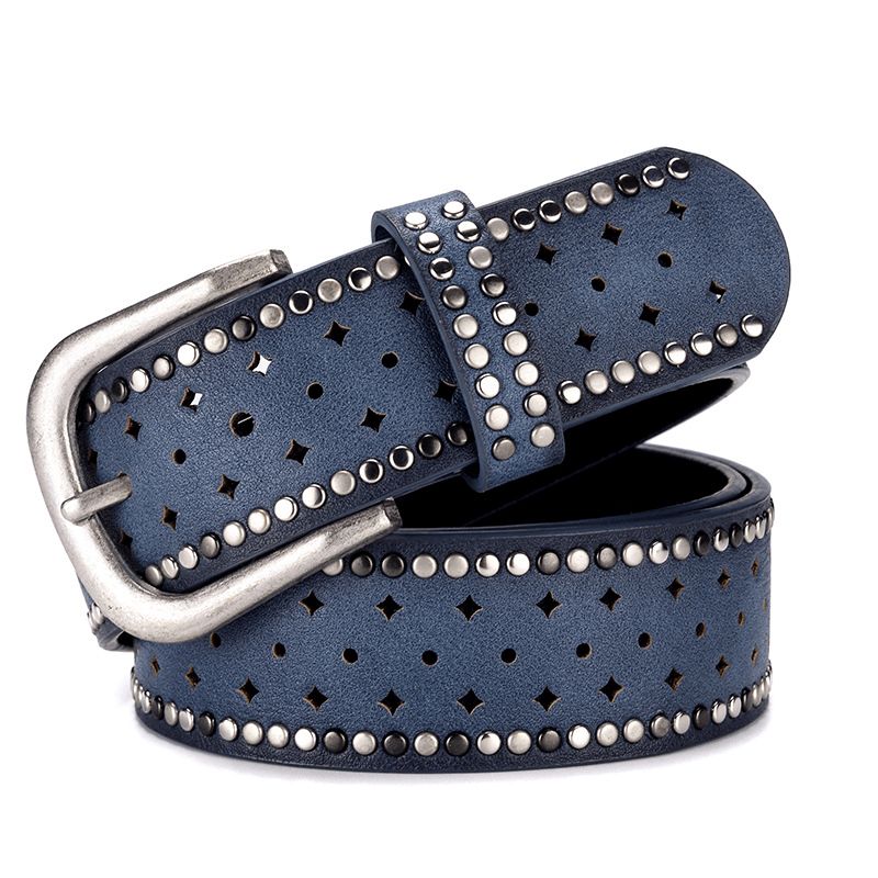 Strass Klinknagel Pin Bucklea Fshion Casual Met Jeans Riem