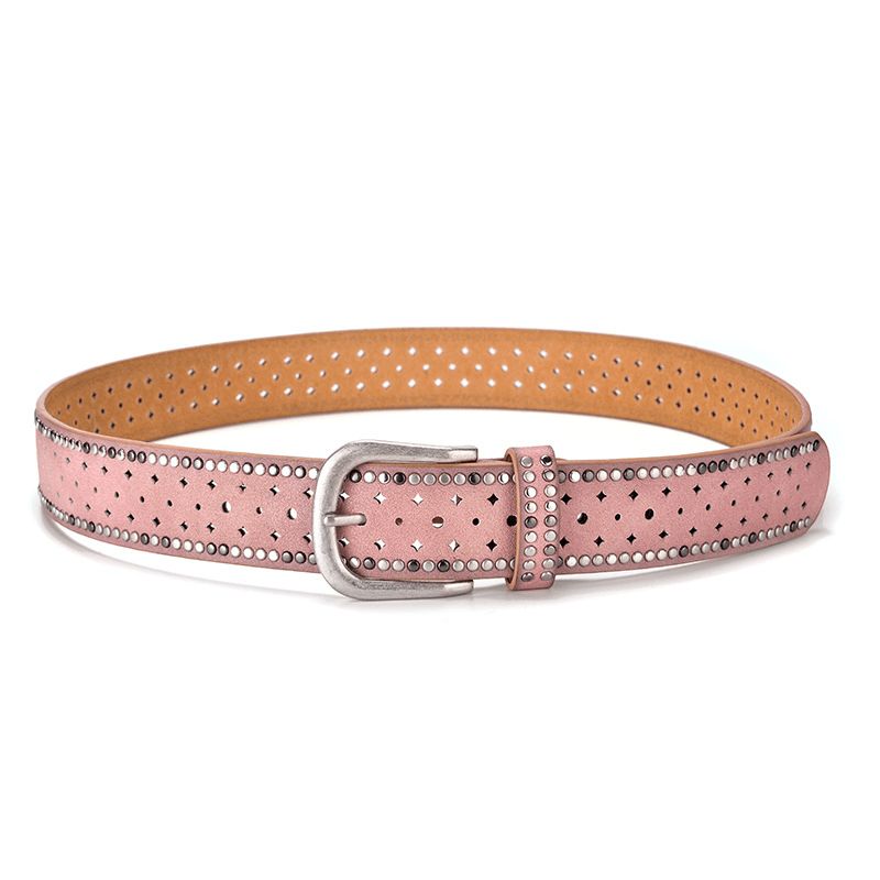 Strass Klinknagel Pin Bucklea Fshion Casual Met Jeans Riem