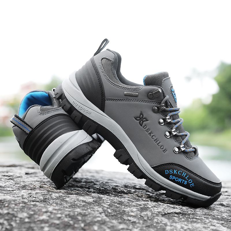 Heren Ademende Non Slip Zachte Bodem Veterschoenen Outdoor Casual Sportschoenen