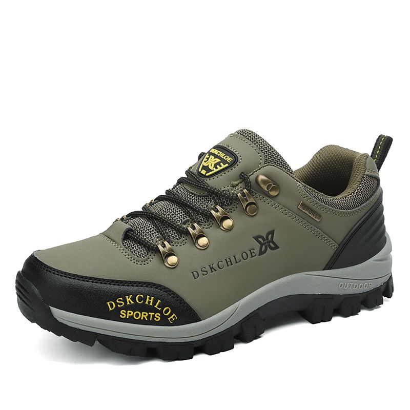 Heren Ademende Non Slip Zachte Bodem Veterschoenen Outdoor Casual Sportschoenen