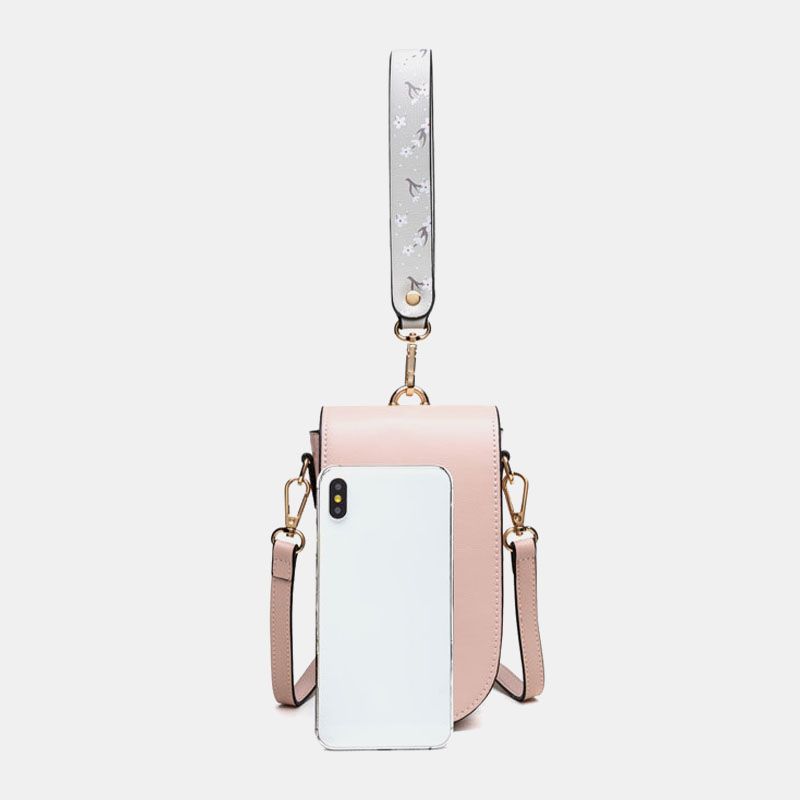 Dames 4 Kaartsleuven Telefoon Tas Crossbody Tas