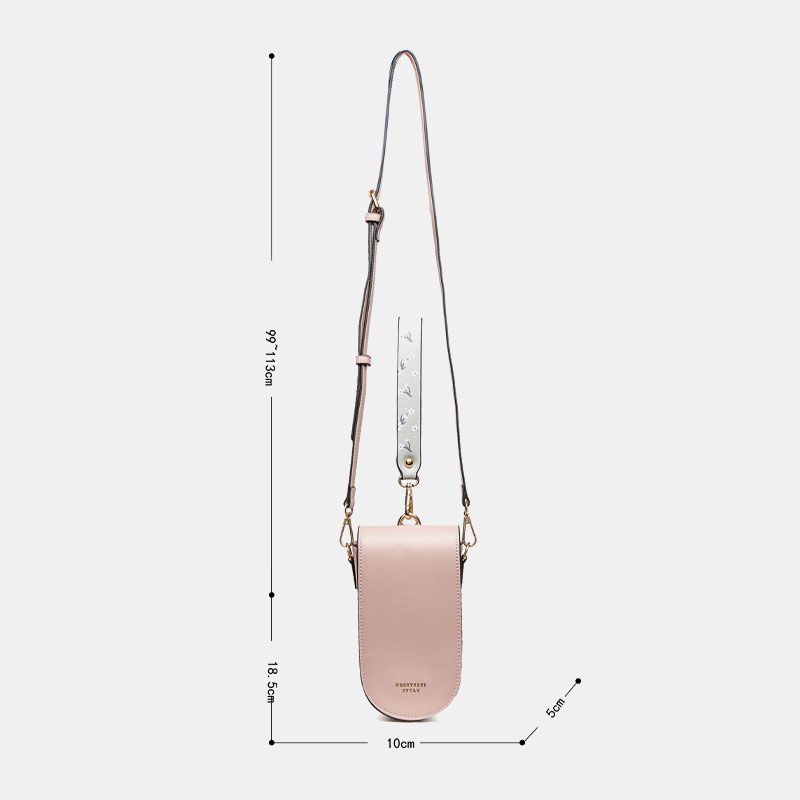 Dames 4 Kaartsleuven Telefoon Tas Crossbody Tas