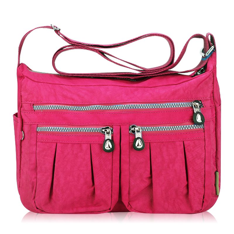 Dames Nylon Lichtgewicht Tas Casual Outdoor Waterdichte Schoudertas Crossbody Tas