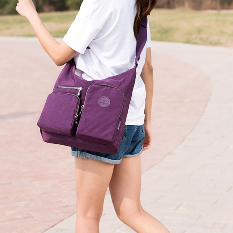 Dames Nylon Vrije Tijd Waterdichte Schoudertas Crossbody Tas