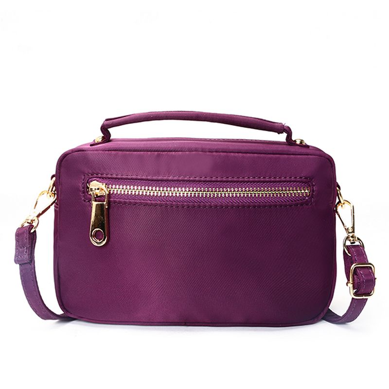 Dames Nylon Waterdichte Multi Pocket Rits Handtas Crossbody Tas