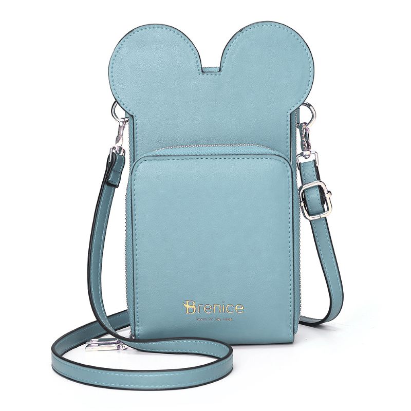 Dames Schattige Dieren Telefoon Tas Stevige Crossbody Tas