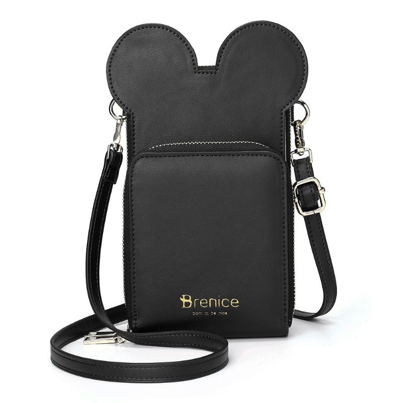 Dames Schattige Dieren Telefoon Tas Stevige Crossbody Tas