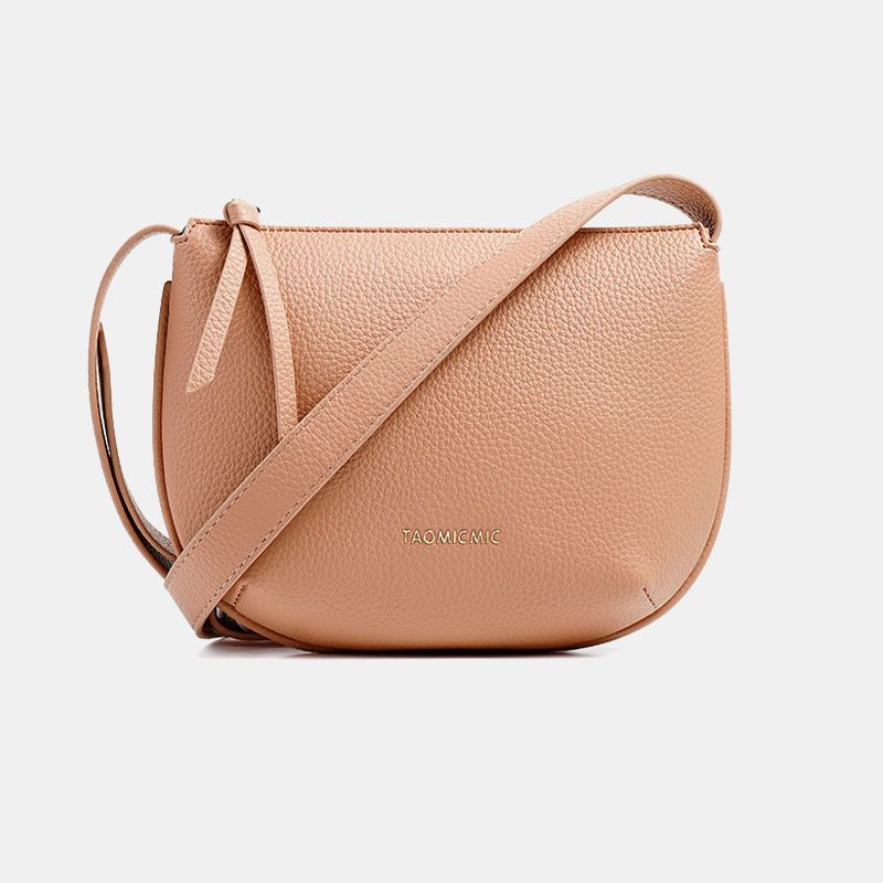 Dames Stevige Pu Crossbody Tas Okseltas