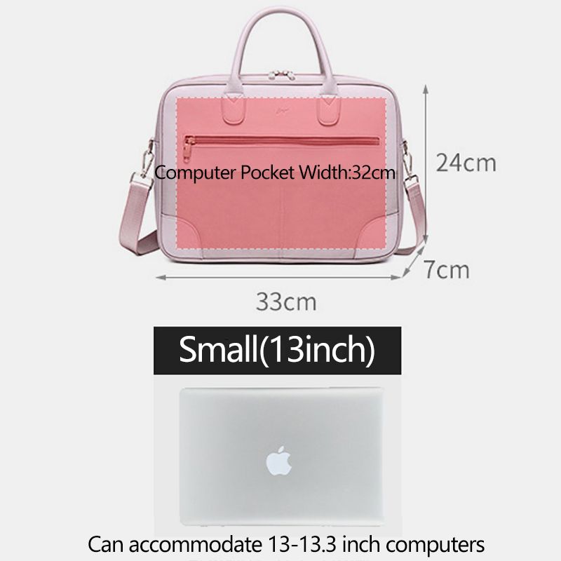 Dames Waterdichte Crossbody Tas Met Meerdere Compartimenten Lichtgewicht Ademend 13.3/14/15.6 Inch Laptop Schoudertas Handtas