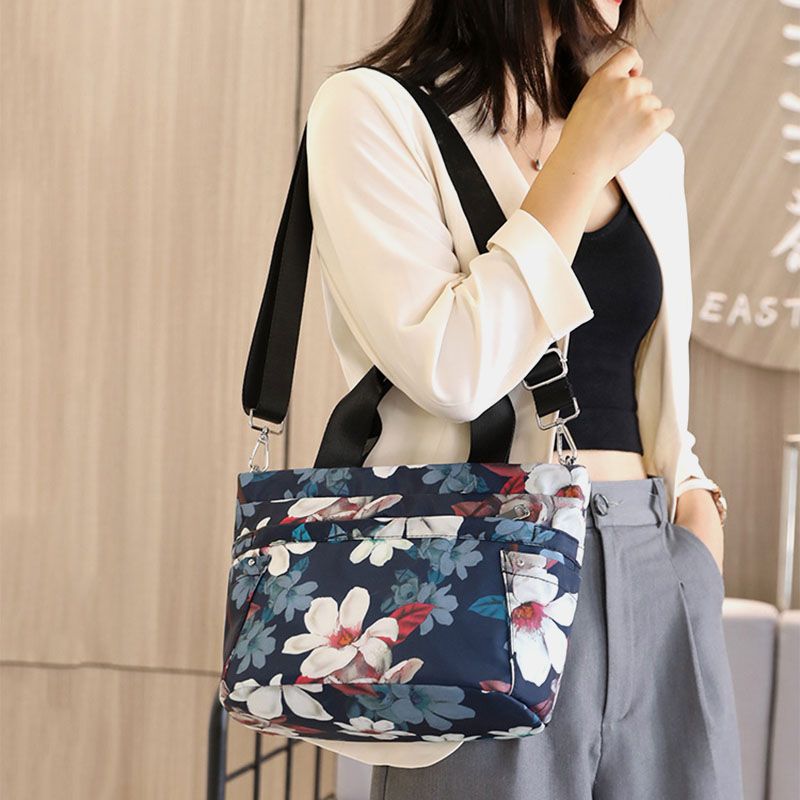 Dames Waterdichte Multi-pocket Bedrukte Casual Handtas Crossbody Tas