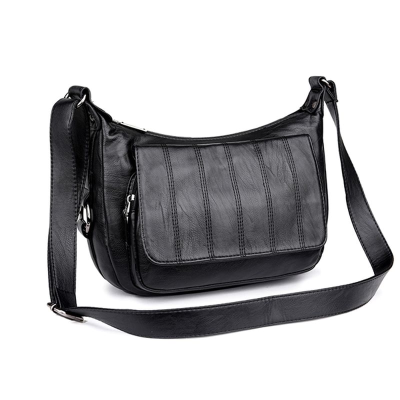 Dames Zachte Lederen Vrije Tijd Crossbody Tassen Messenger Bags