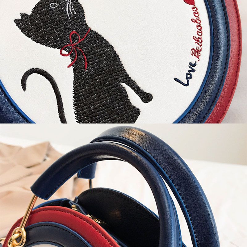 Damesmode Kat Leuke Crossbody Tas Schoudertas Voor Dagelijks Feest