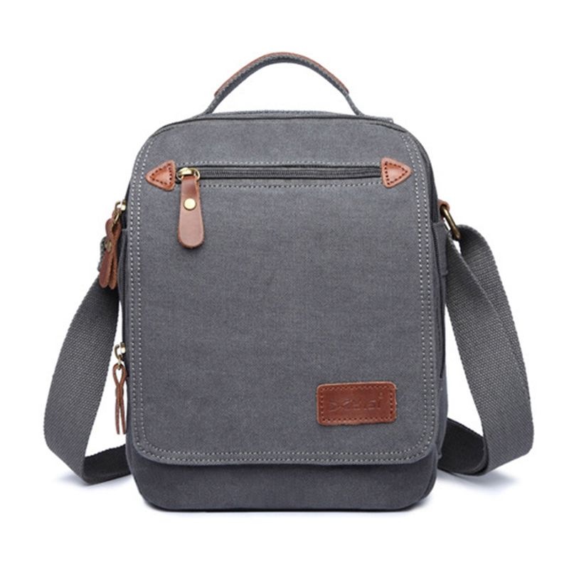 Heren Canvas Handtas Ipad Tas Outdoor Crossbody Tas