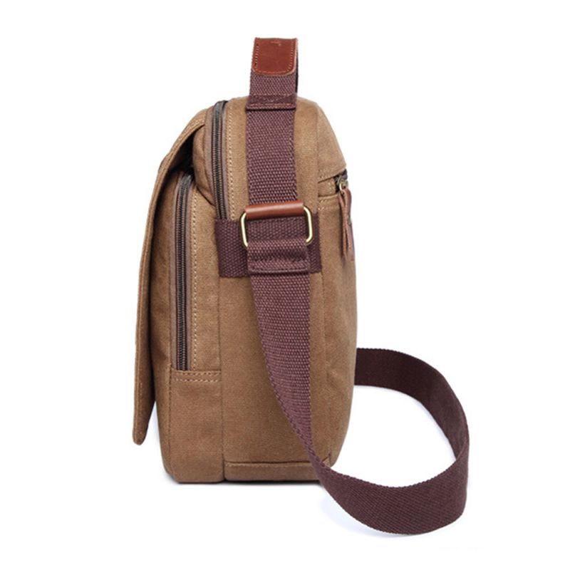 Heren Canvas Handtas Ipad Tas Outdoor Crossbody Tas