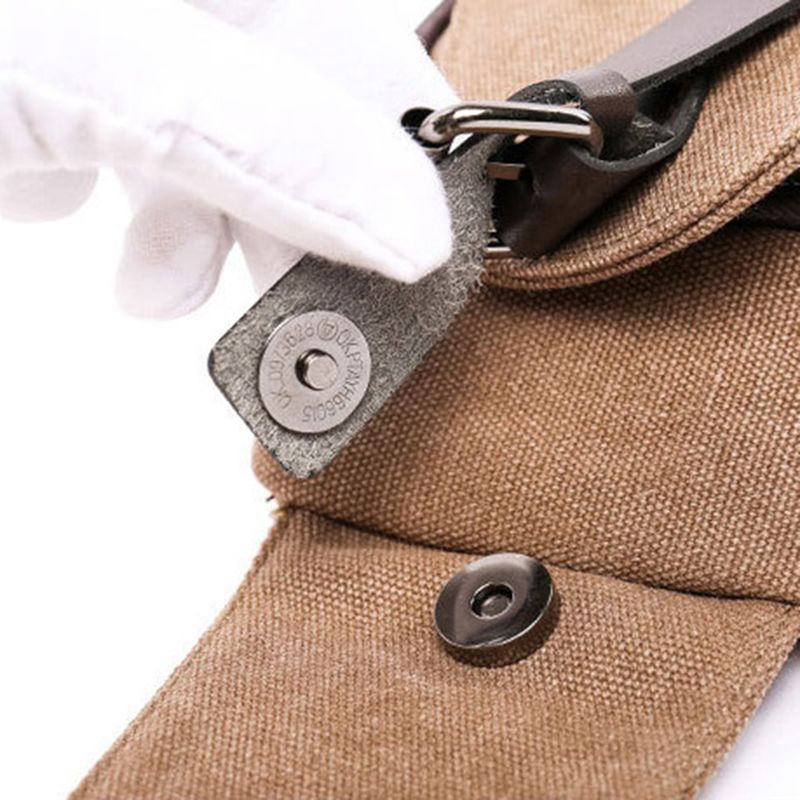 Heren Canvas Sling Bag Outdoor Sport Casual Chest Pack Crossbody Swagger Bag