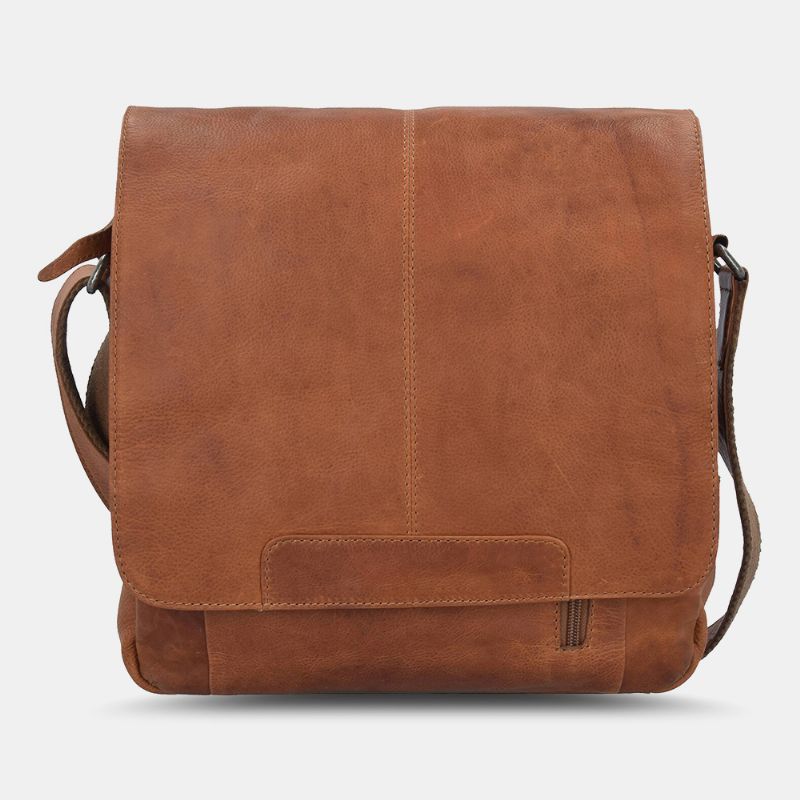 Heren Vintage Flap Design Crossbody Bag Sling Bag Met Grote Capaciteit
