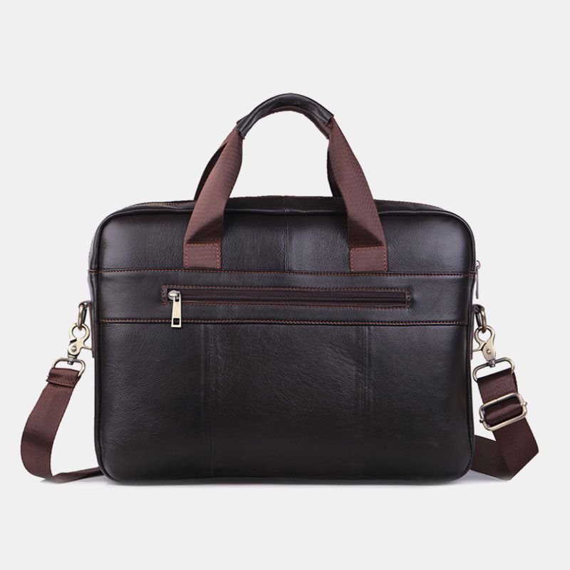 Mannen Echt Lederen Multifunctionele Retro Grote Capaciteit Reishandtas Cross Body Bag