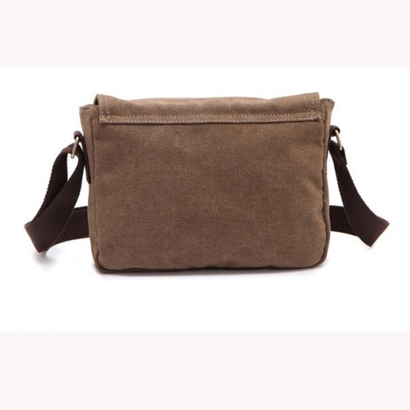 Mannen Retro Crossbody Tas Canvas Schoudertas Messenger