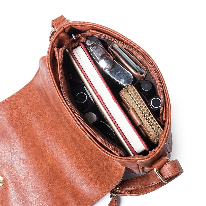 Nationale Pu Lederen Crossbody Tas Voor Dames