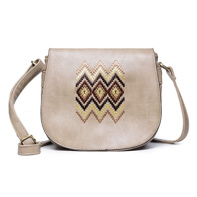 Nationale Pu Lederen Crossbody Tas Voor Dames