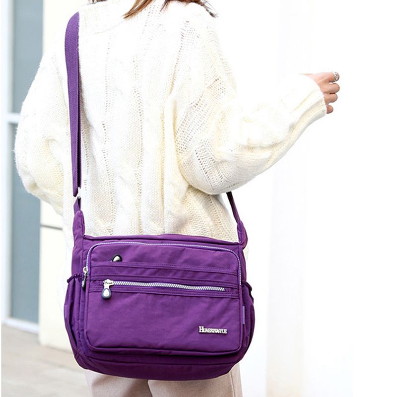 Nylon Waterdichte Lichtgewicht Crossbody Tas Schoudertas