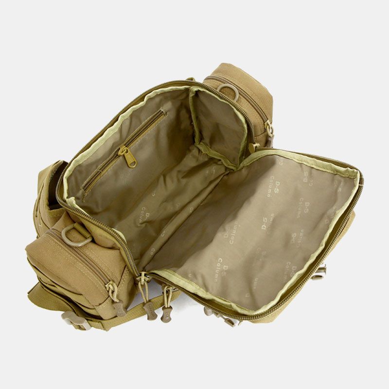 Unisex Nylon Tactische Camouflage Outdoor Riding Multi-carry Tooling Bag Crossbody Bag Heuptas