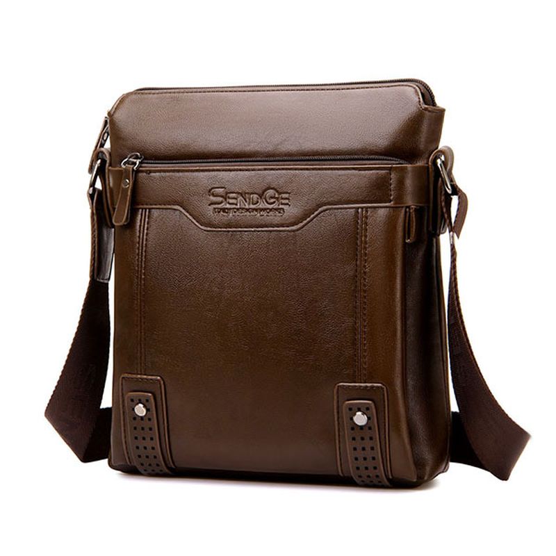 Zakelijke Schoudertas Voor Heren Stevige Crossbody-schoudertas