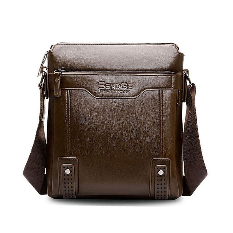 Zakelijke Schoudertas Voor Heren Stevige Crossbody-schoudertas