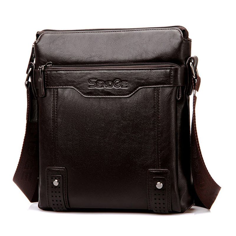 Zakelijke Schoudertas Voor Heren Stevige Crossbody-schoudertas