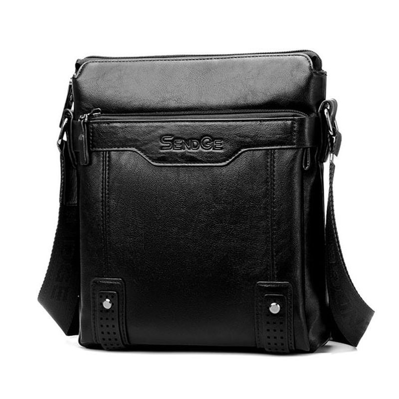 Zakelijke Schoudertas Voor Heren Stevige Crossbody-schoudertas