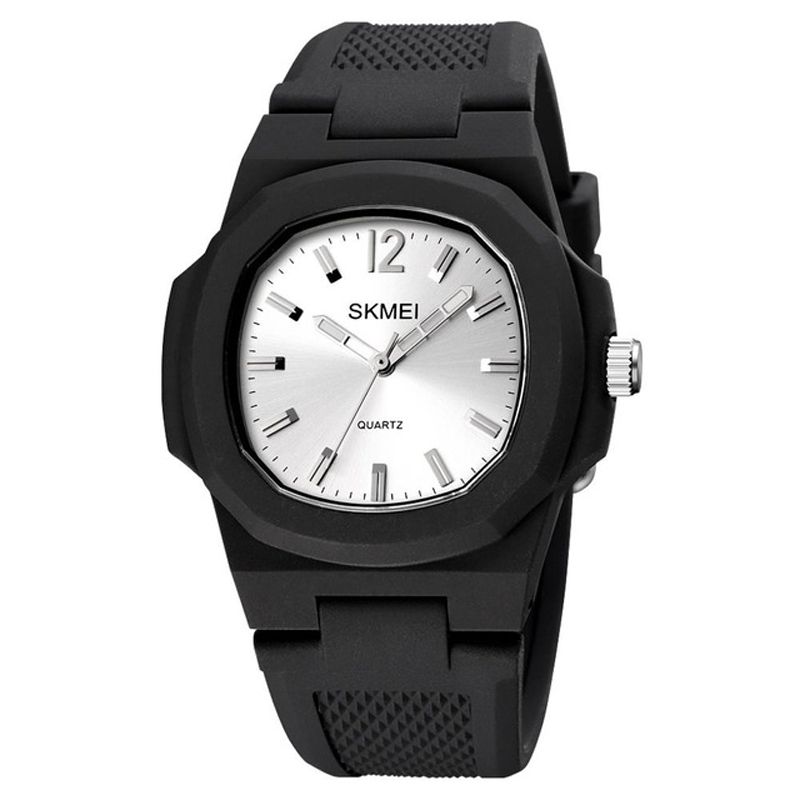 Mode Mannen Kijken Creatieve Zeshoekige Wijzerplaat Eenvoudig 5atm Waterdicht Quartz Horloge