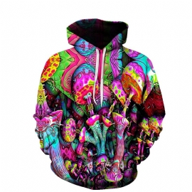 Een Drop Verzending En Najaar Mannen En Vrouwen Lange Mouwen Hoodie 3d Digital Printing Losse Casual Trui Honkbal Uniform