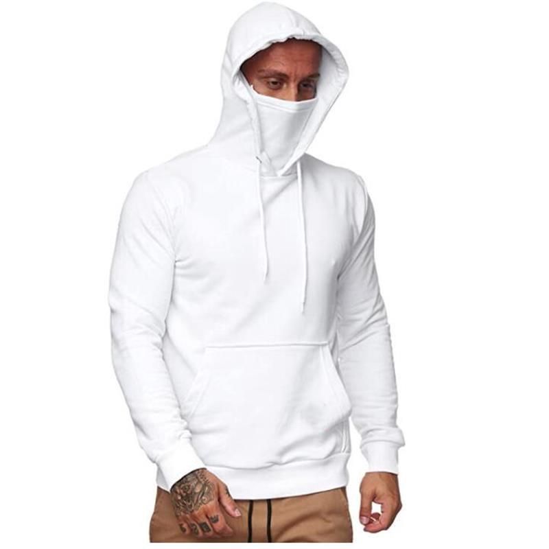 Effen Kleur Plus Fleece Hoodie Voor Heren