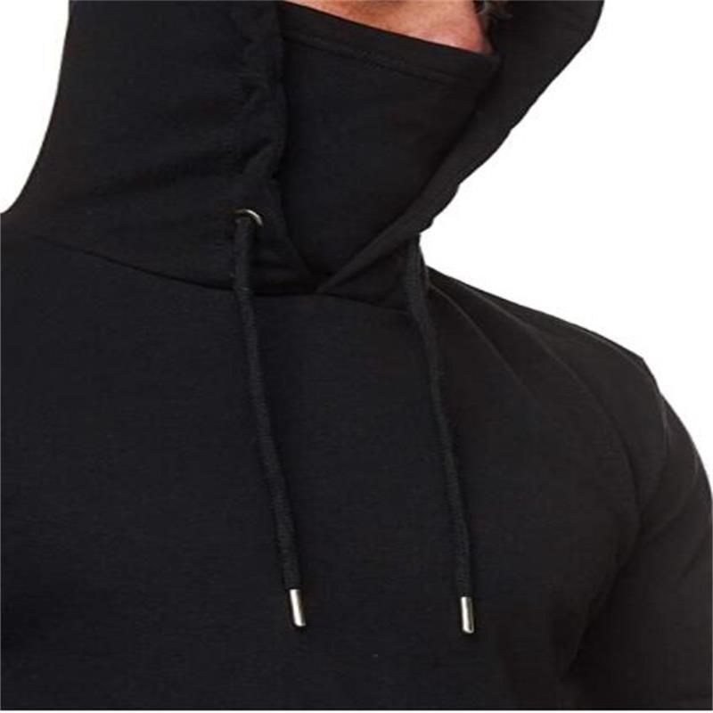 Effen Kleur Plus Fleece Hoodie Voor Heren