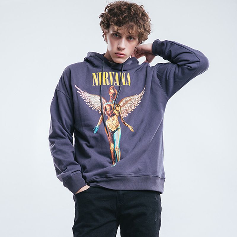 Europese En Amerikaanse Modemerk Nirvana Band Angel Sweatshirt Hoodie