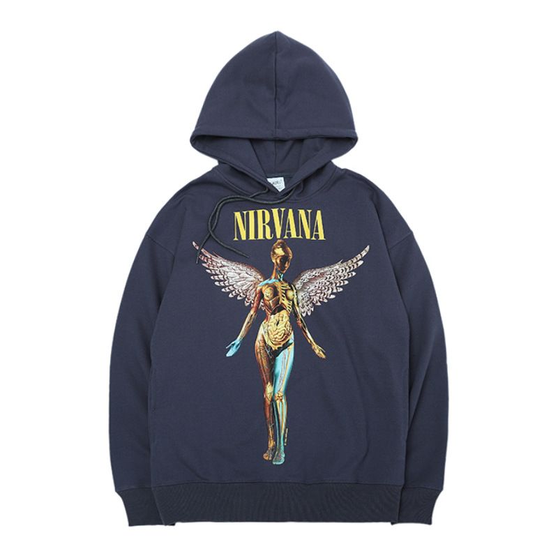 Europese En Amerikaanse Modemerk Nirvana Band Angel Sweatshirt Hoodie