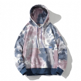 High Gram Hooded Tie Dye Sweatshirt Hip Hop Los