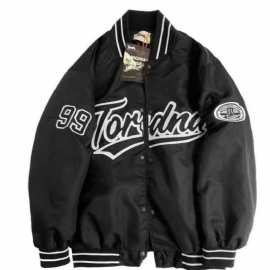 Losse Retro High Street Baseball Kleding Losse Losse Paar Jas Europese En Amerikaanse Street Hip Hop