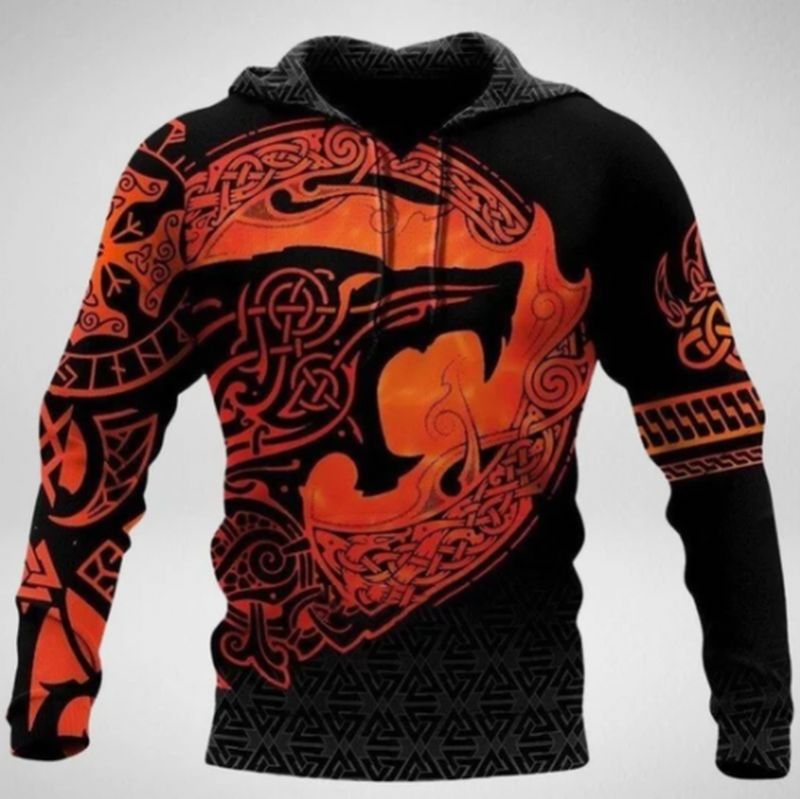 Nieuwe 3d Digital Printing Hoodie Losse Trui