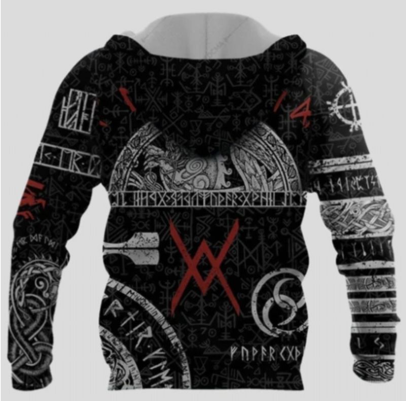 Nieuwe 3d Digital Printing Pullover Hoodie Voor Heren