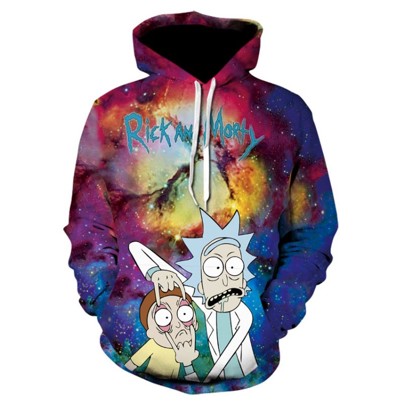 Nieuwe Digitale Print Hoodie Europese En Amerikaanse Trui