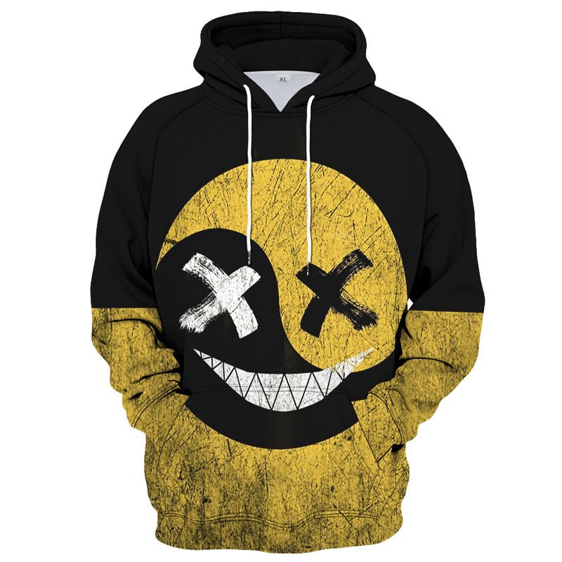 Smiley Series 3d Digital Printing Casual Sport Hoodie Sweater