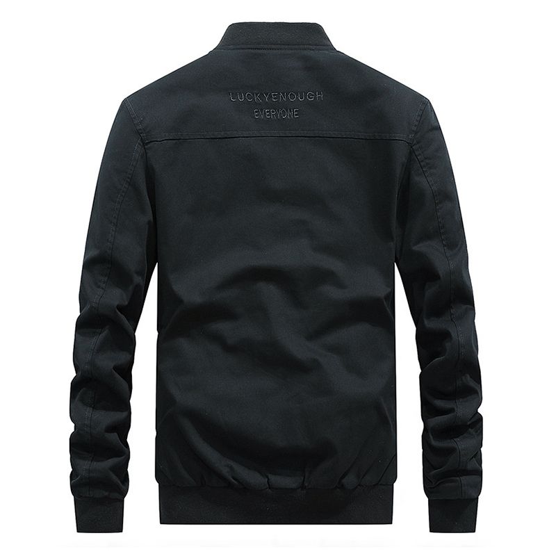 Heren Warme Fleece Voeringzakken Trendy Cargo-katoenen Jas