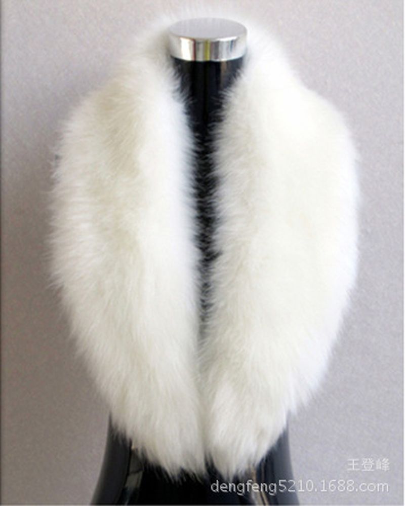 Faux Fox Fur Dames Sjaal Grote Bontkraag Sjaal