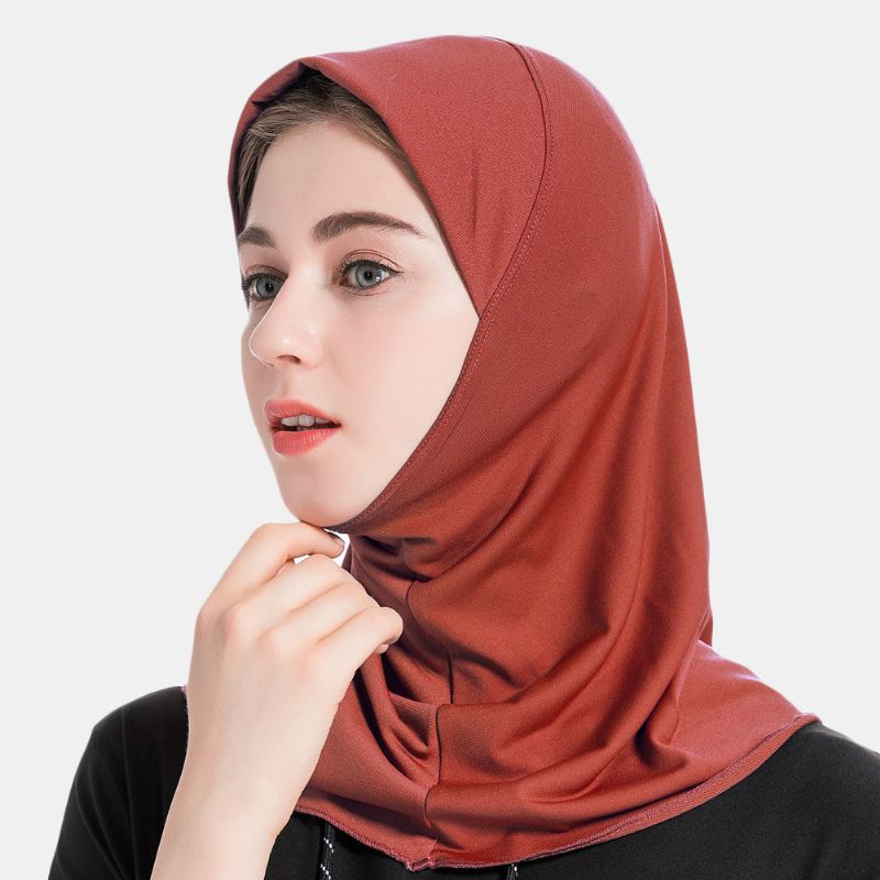 Hijab Sjaal Vrouwen Solid Crystal Hennep