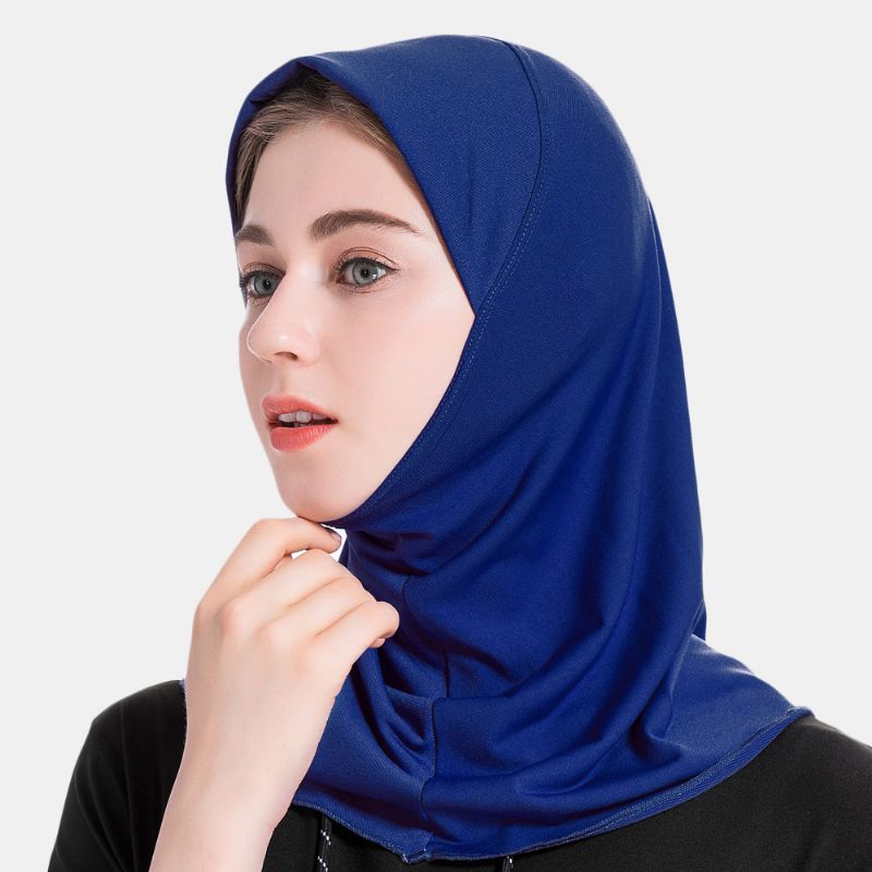 Hijab Sjaal Vrouwen Solid Crystal Hennep