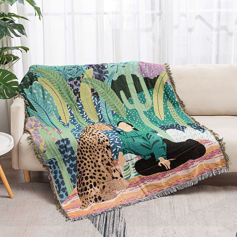 Jungle Sofa Deken Decoratieve Deken Outdoor Tent Camping